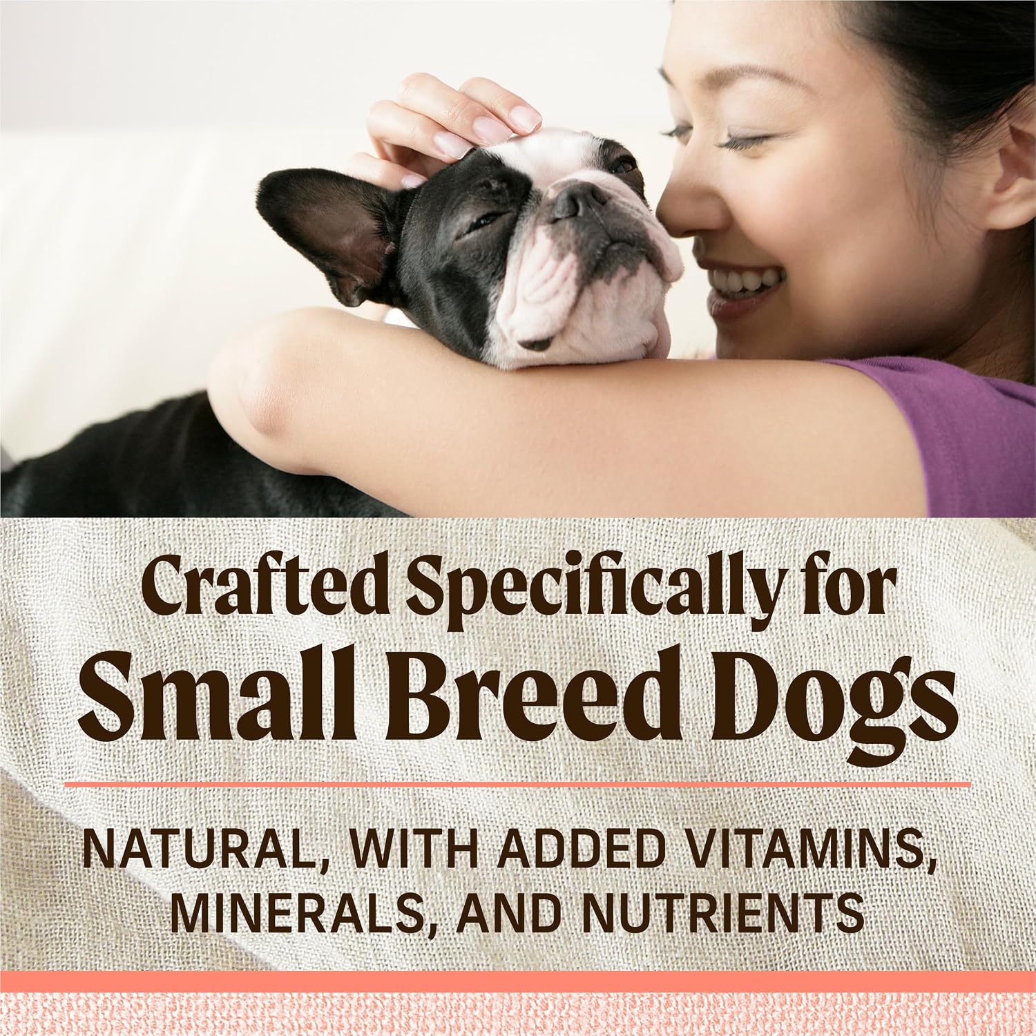 Merrick Lil' Plates Salmon Sweet Potato Dog Food 12 lb Bag | Premium, grain-free salmon and sweet potato kibble crafted with high protein and healthy fats for small breed dogs