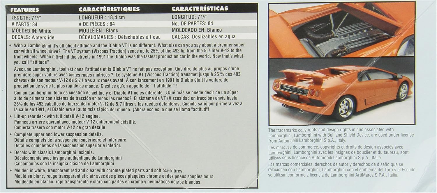 Revell Monogram Lamborghini Diablo VT