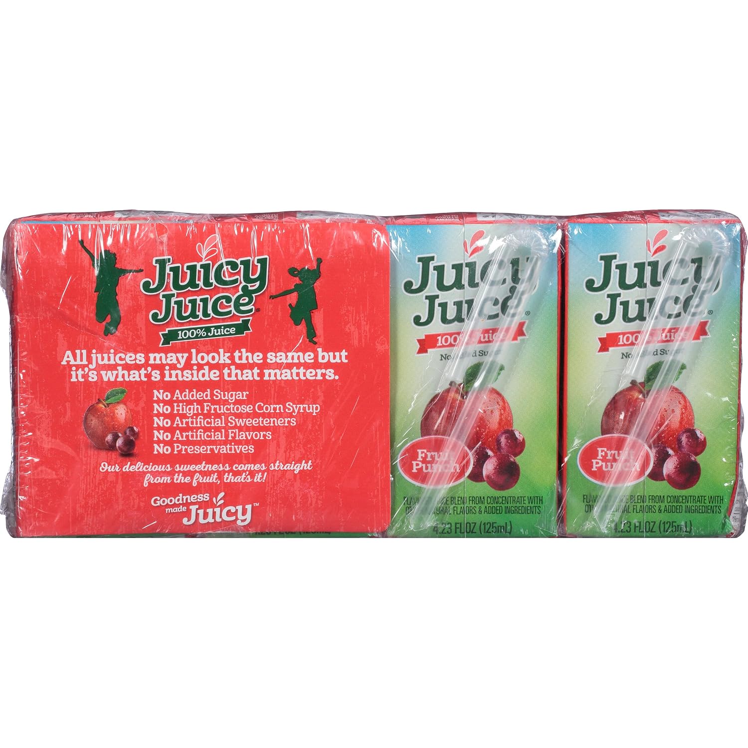 Juicy Juice Apple, 4.23 Ounce Boxes, 8 Count (Pack of 5)