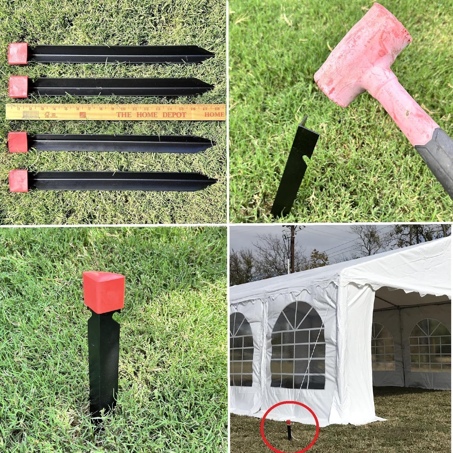 DELTA 26'x16' Budget PE Party Tent + (2) Long Bags + (1) Short Bag, Tents for Parties, Canopy Carpas para Fiestas,Wedding Event Tents for Outdoor Events (B Model)
