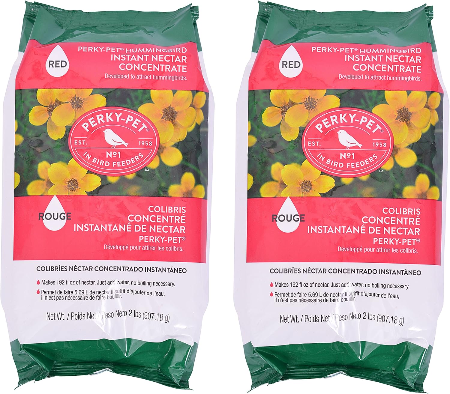 Perky Pet Perky-Pet 244Sfb 2 lb Red Instant Nectar - 2 Pack