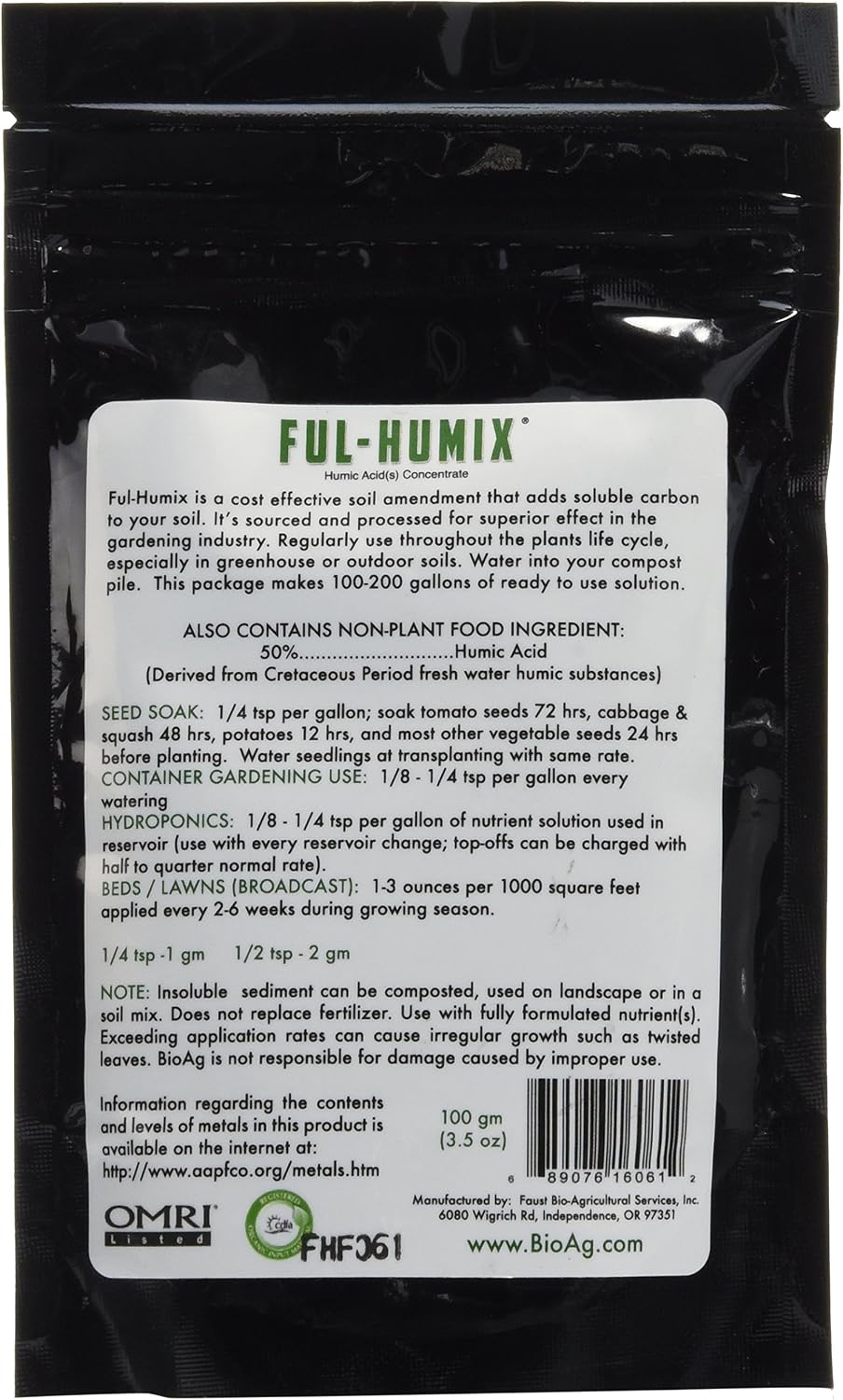 BioAg Ful-Humix 100 gm (24/Cs)