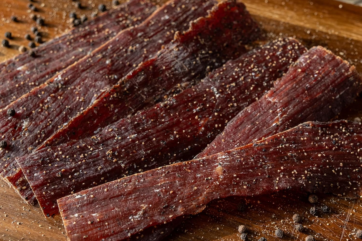 Enjoy Peppered Beef Jerky 8 oz (Pack of 1) | High Protein | No Nitrites