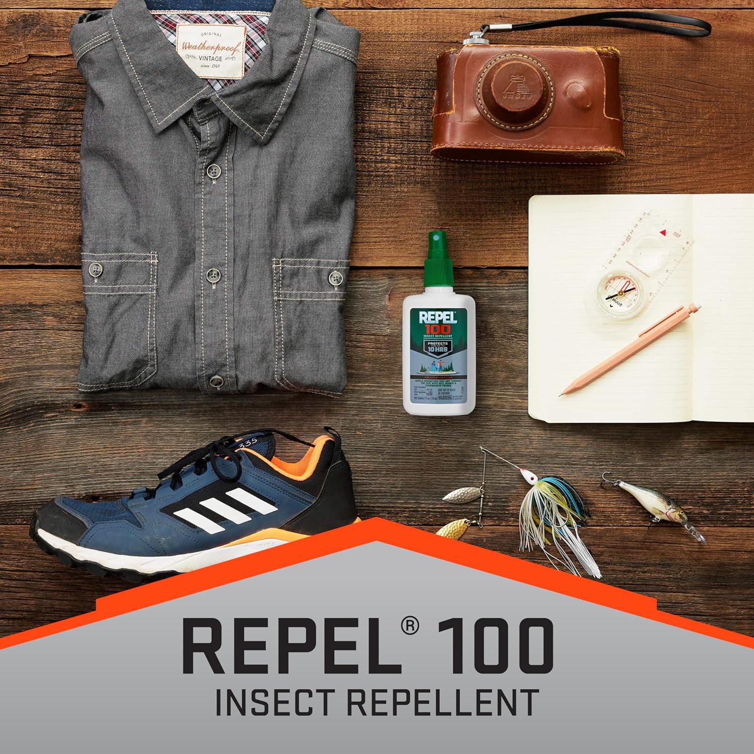 Repel 100 Mosquito & Insect Repellent 4 Oz, 98% DEET, 6 Pack | Repels Mosquitoes, Ticks, Gnats, Biting Flies, Chiggers & Fleas, Lasts Up To 10 Hours