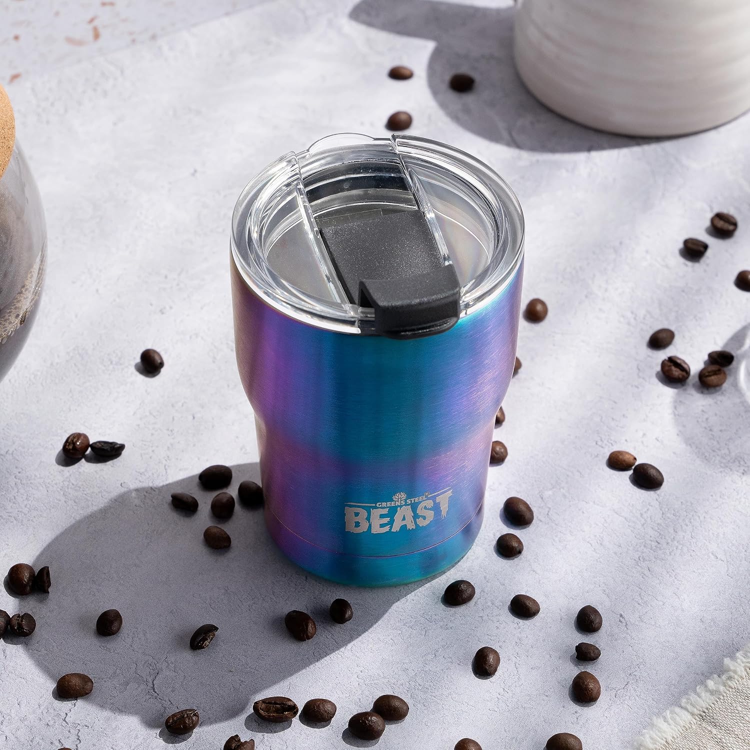 Beast 30 oz Tumbler Stainless Steel Vacuum Insulated Coffee Ice Cup Double Wall Travel Flask (Cupcake Pink)