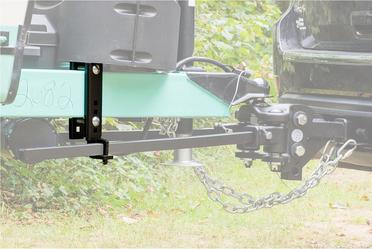 CURT 17515 Replacement TruTrack Weight Distribution Hitch Adjustable Support Brackets for 8-Inch Trailer Frames | Secures spring bars on trailer