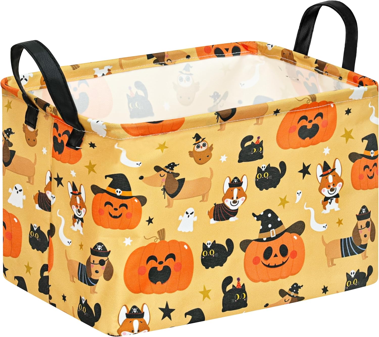 MAIZMZ Rectangular Storage Basket Collapsible Organizer Bin Waterproof Toy Box for Organizing Home/Dorm/Kitchen/Pet/Office/Closet/Shelf/Gift Baskets