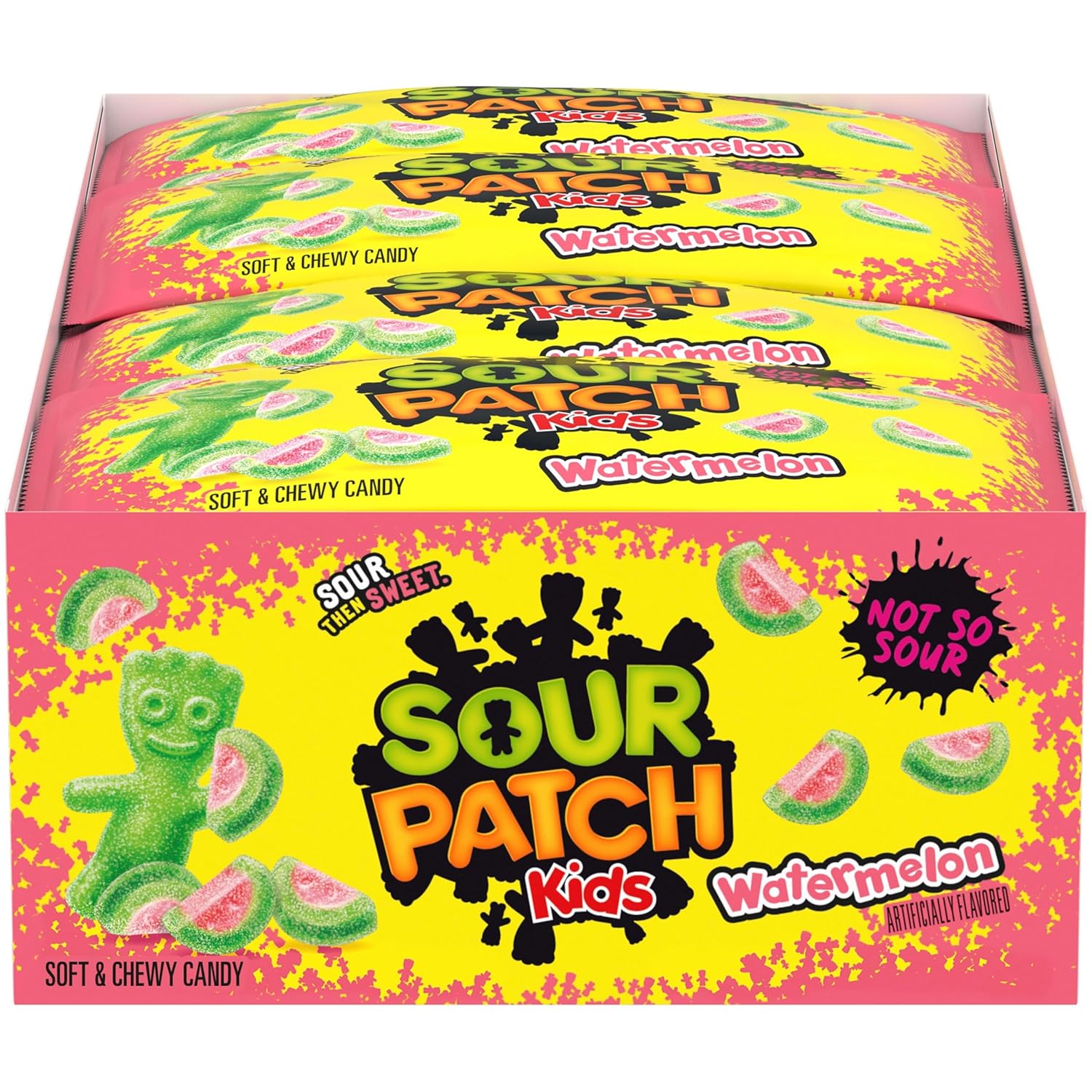 SOUR PATCH KIDS & SWEDISH FISH Soft & Chewy Gummy Candy Variety Pack, 15 ct
