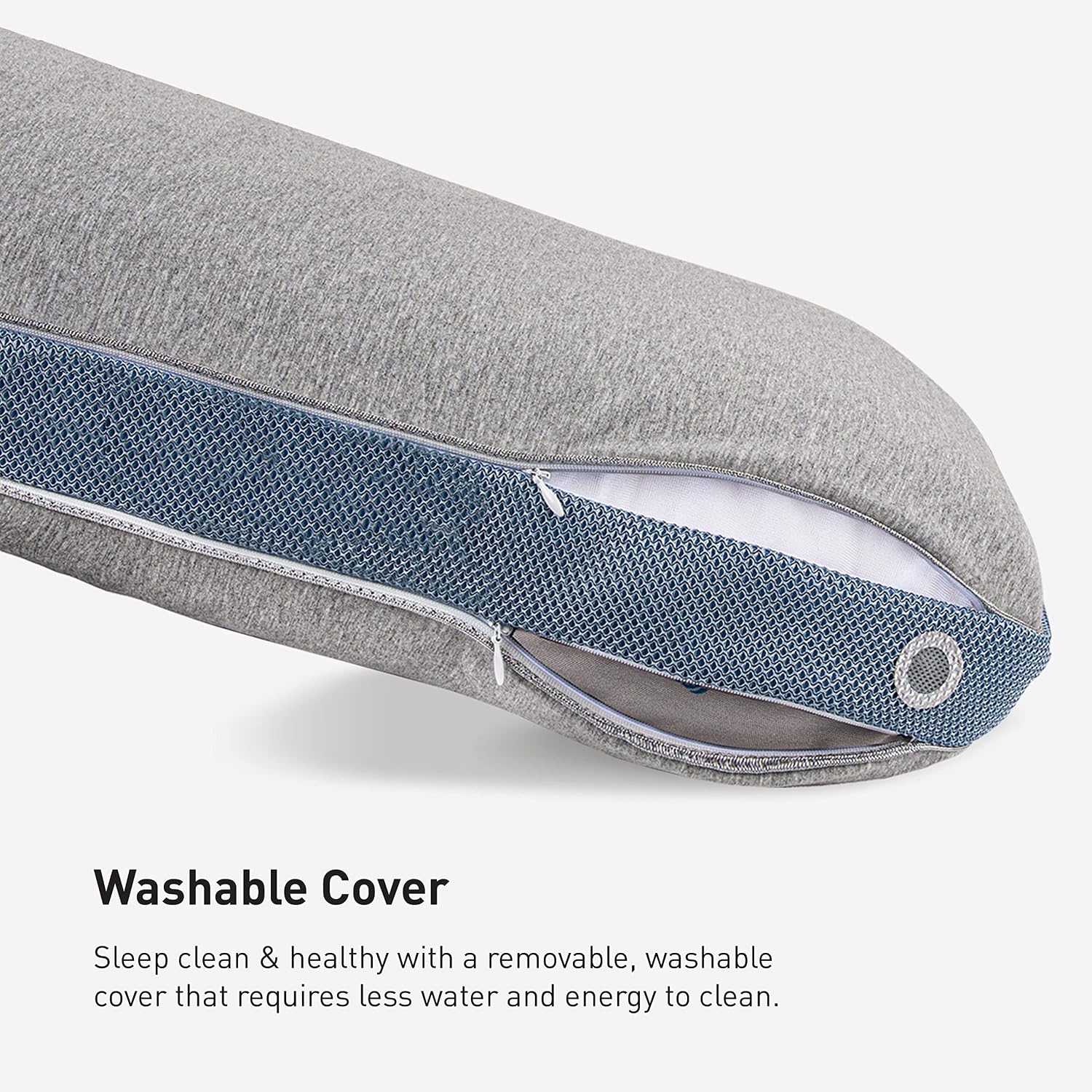 Bedgear Flow Performance Pillow, 2.0 Soft Cooling Pillow for Back