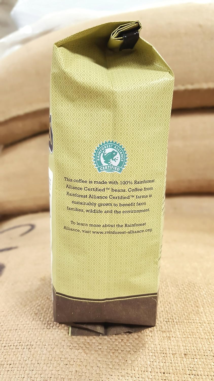 Verena Street 12 Ounce Flavored Ground Coffee, Mississippi Grogg, Medium Roast, Rainforest Alliance Certified Arabica Coffee