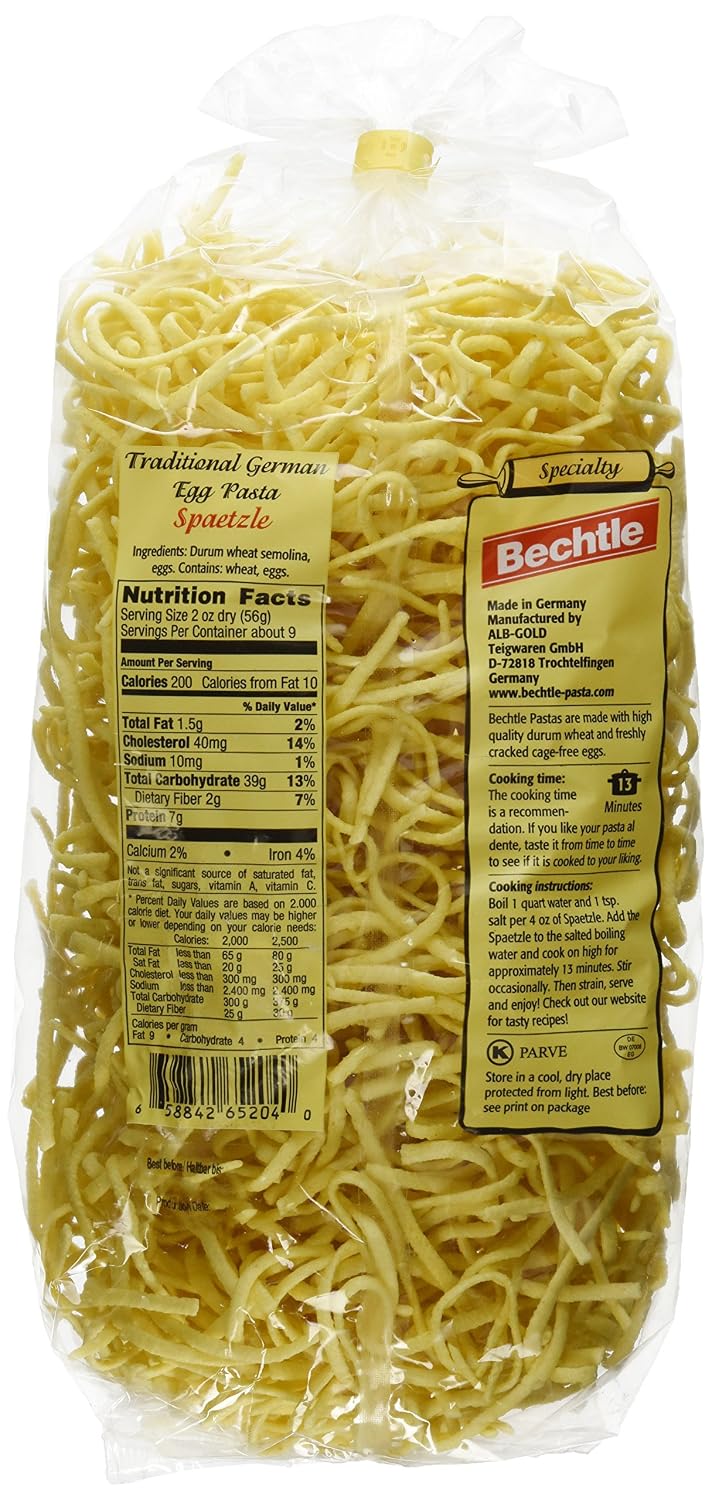 Bechtle Egg Spaetzle, Farmer Style - 17.6oz