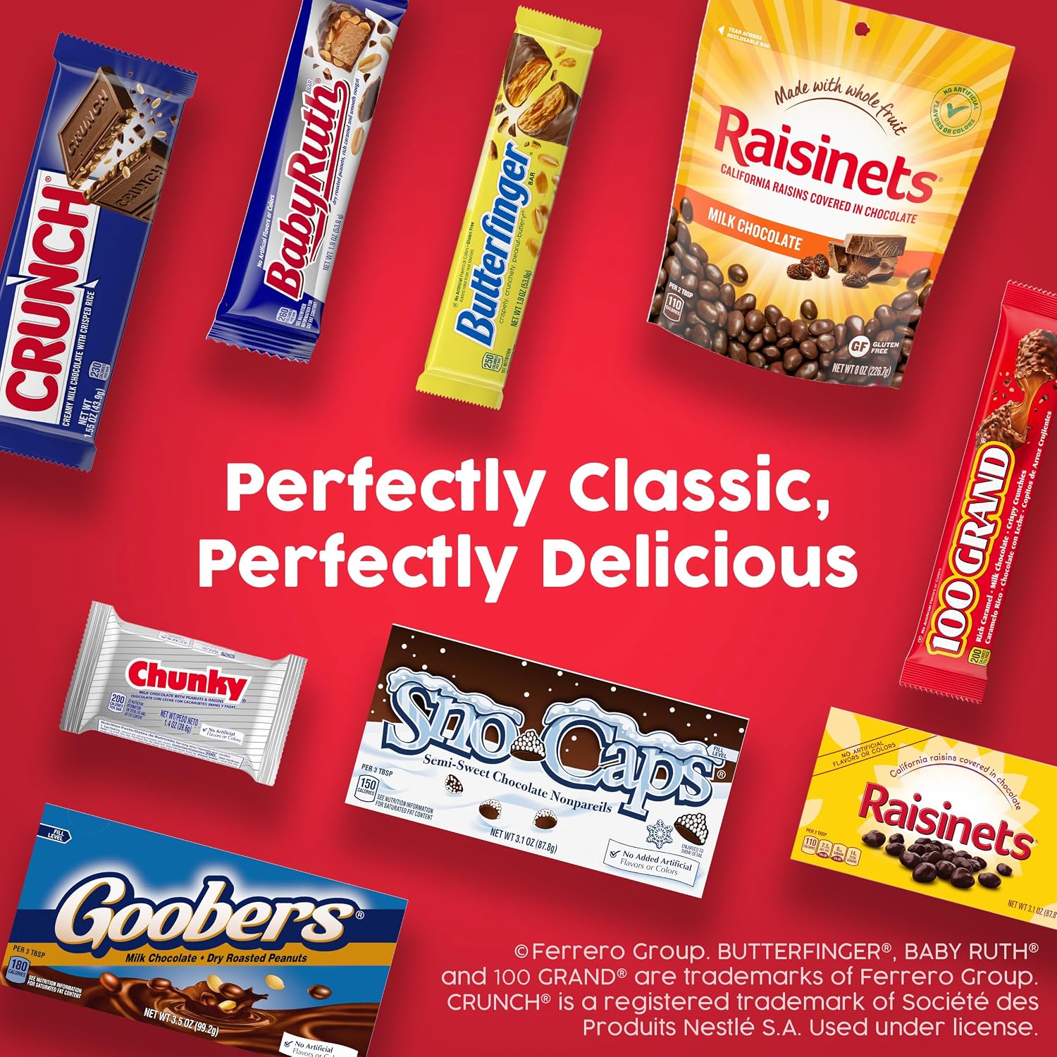 CRUNCH Full-Size Candy Bar, Creamy Milk Chocolate with Crunchy Crisped Rice, 36 Individually Wrapped Bars, 1.55 oz Each
