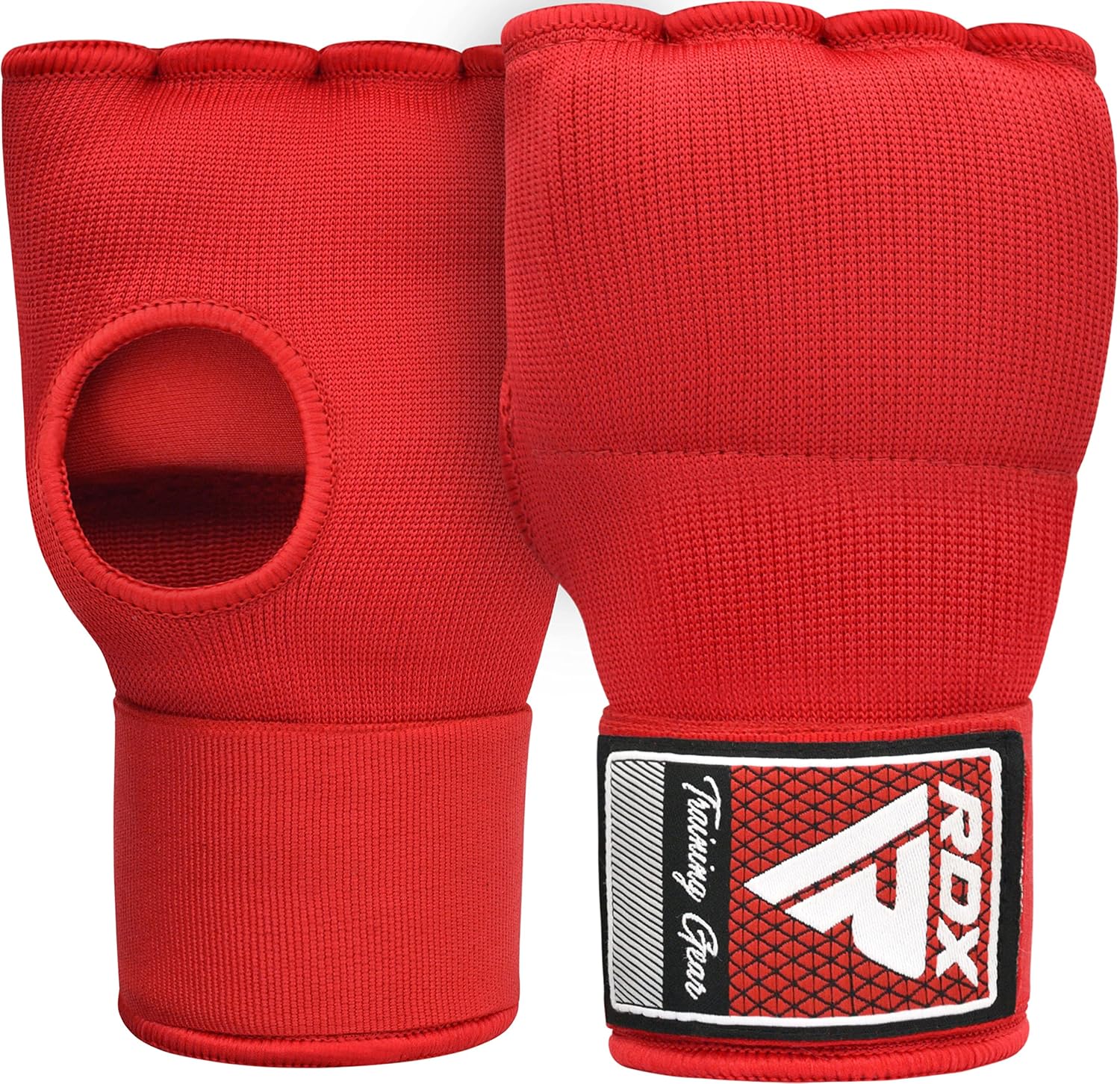 RDX Gel Boxing Hand Wraps Inner Gloves Men Women, Quick 100cm Long Wrist Straps, Elasticated Padded Fist Under Mitts Protection, Muay Thai MMA Kickboxing Martial Arts