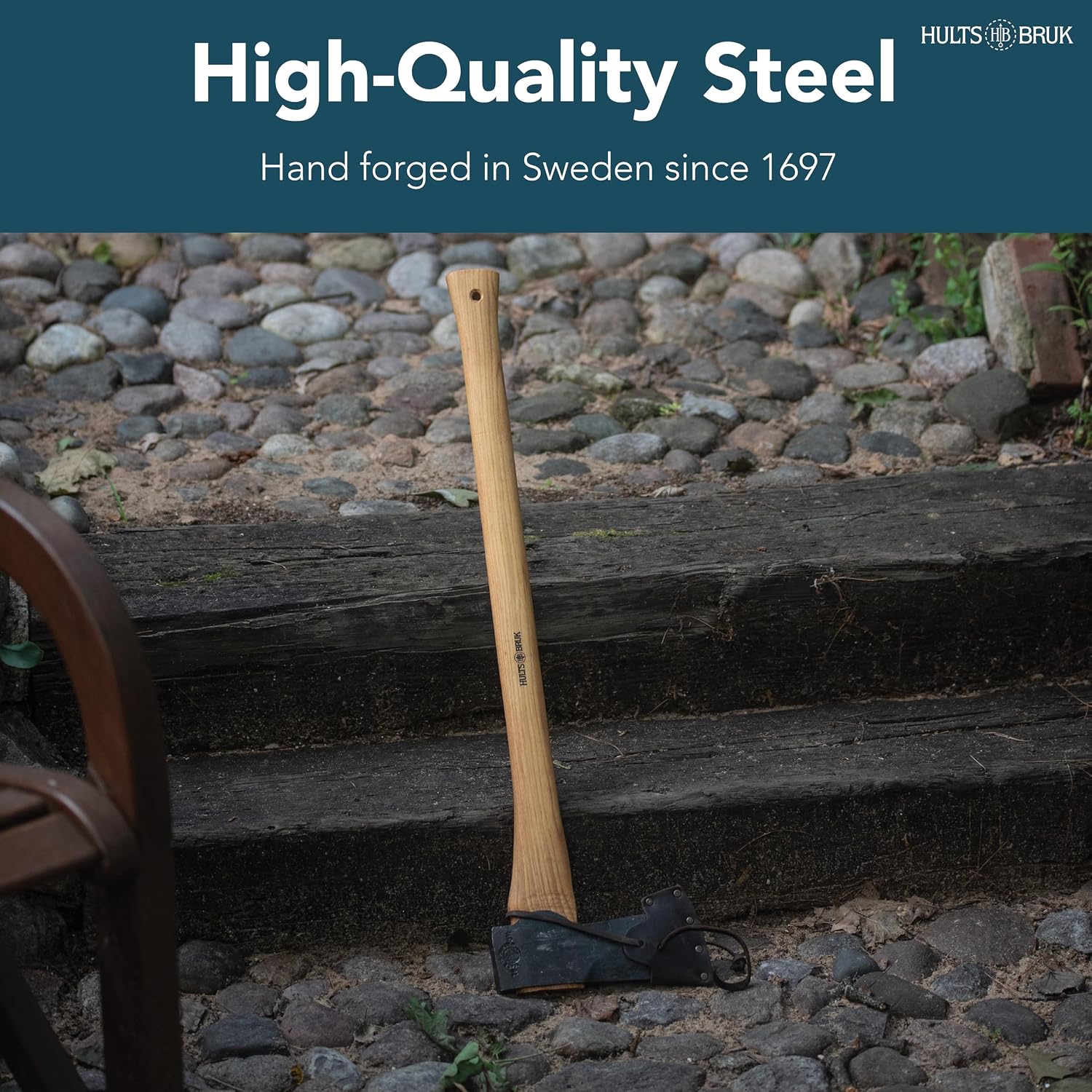 840740 Sarek Splitting Axe - 3.5 lb Head, 30" Handle