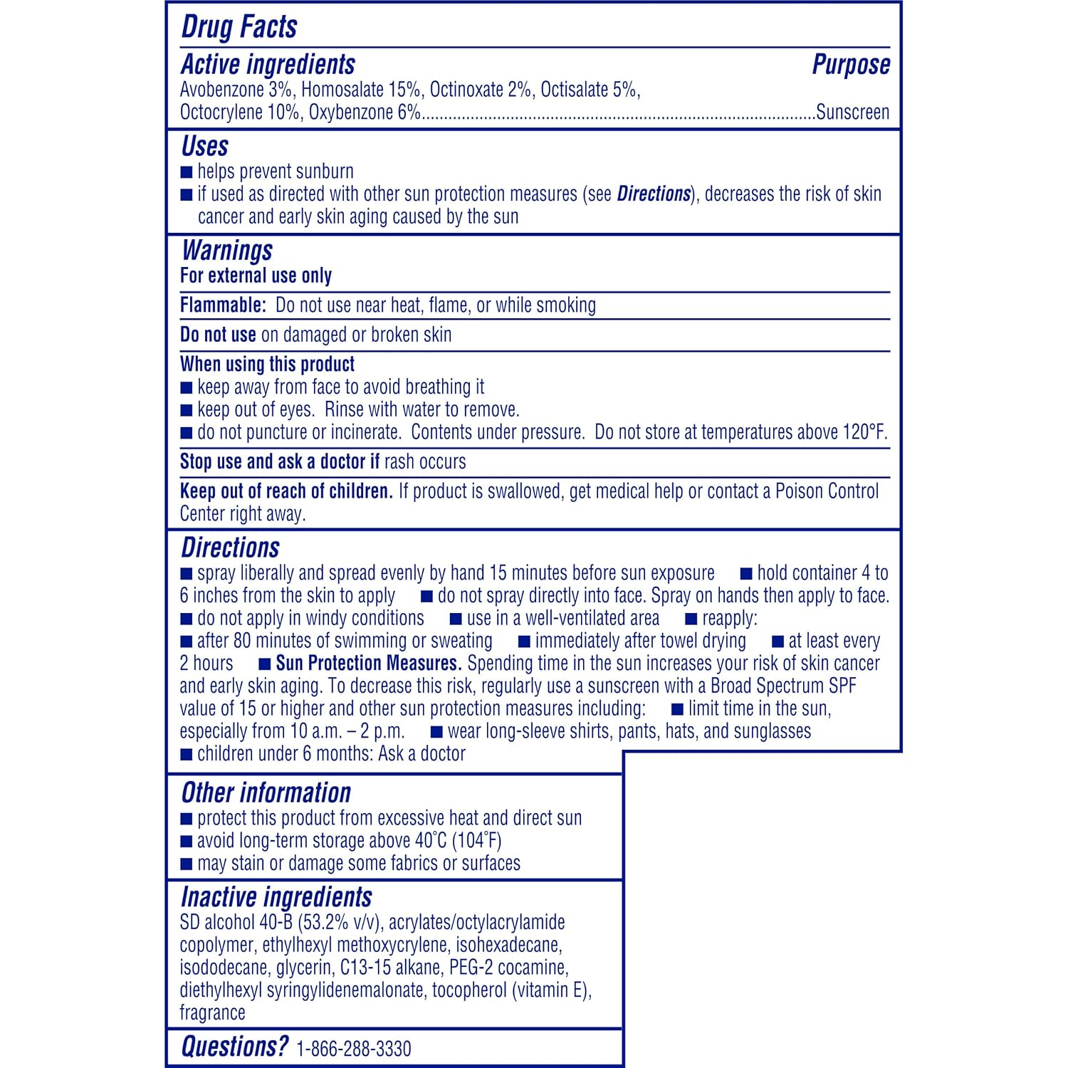 Coppertone SPORT Sunscreen Spray SPF 30, Value Pack, 2 x 5.5 FL OZ | Spray Sunscreen Broad Spectrum SPF 30, Sweat, Heat and Water Resistant, PABA, Oxybenzone, Octinoxate, Paraben and Dye Free