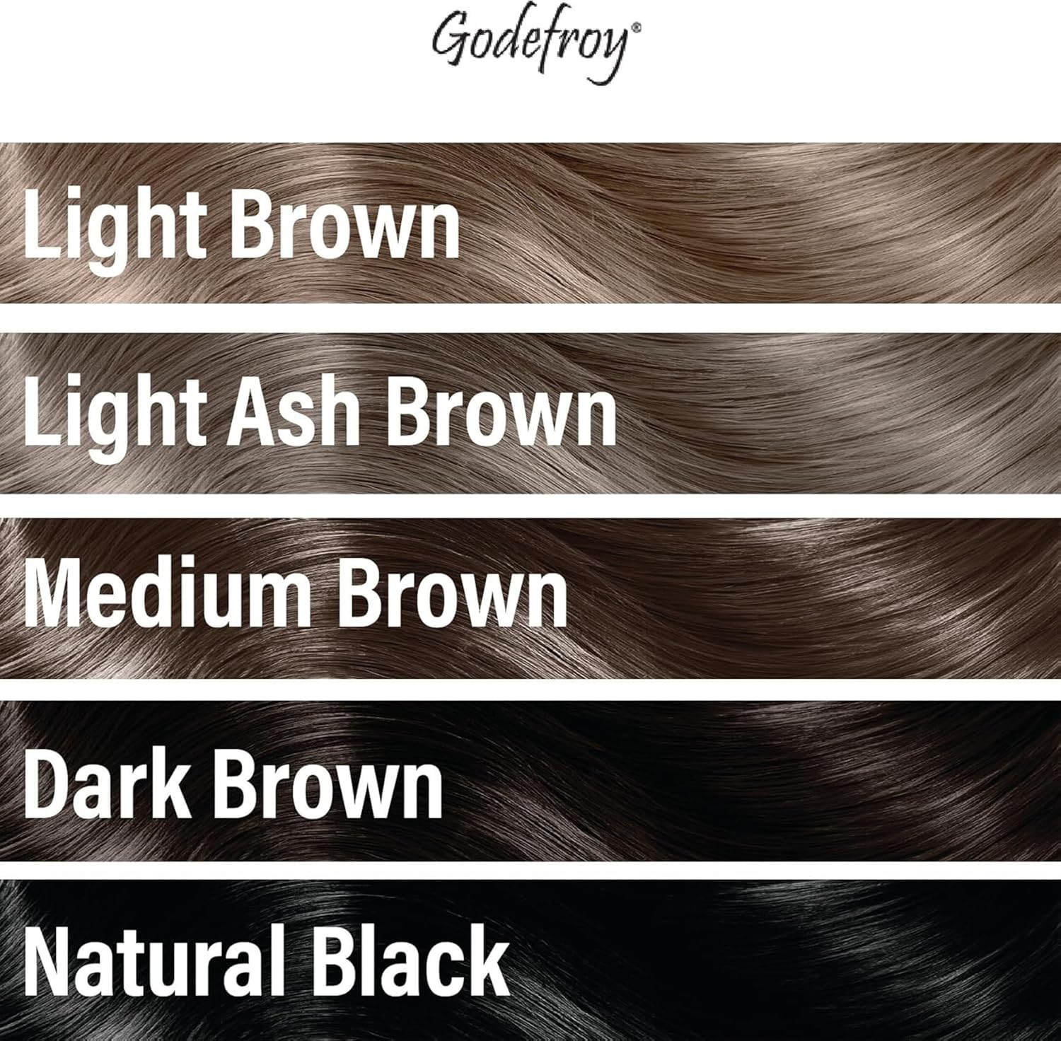 Godefroy Hair Color Tint Kit, Light Brown, 20 Applications, Root Touch-Up | For Men & Women, Pre-Measured Capsules, No Waste, DIY Salon-Quality Results at Home