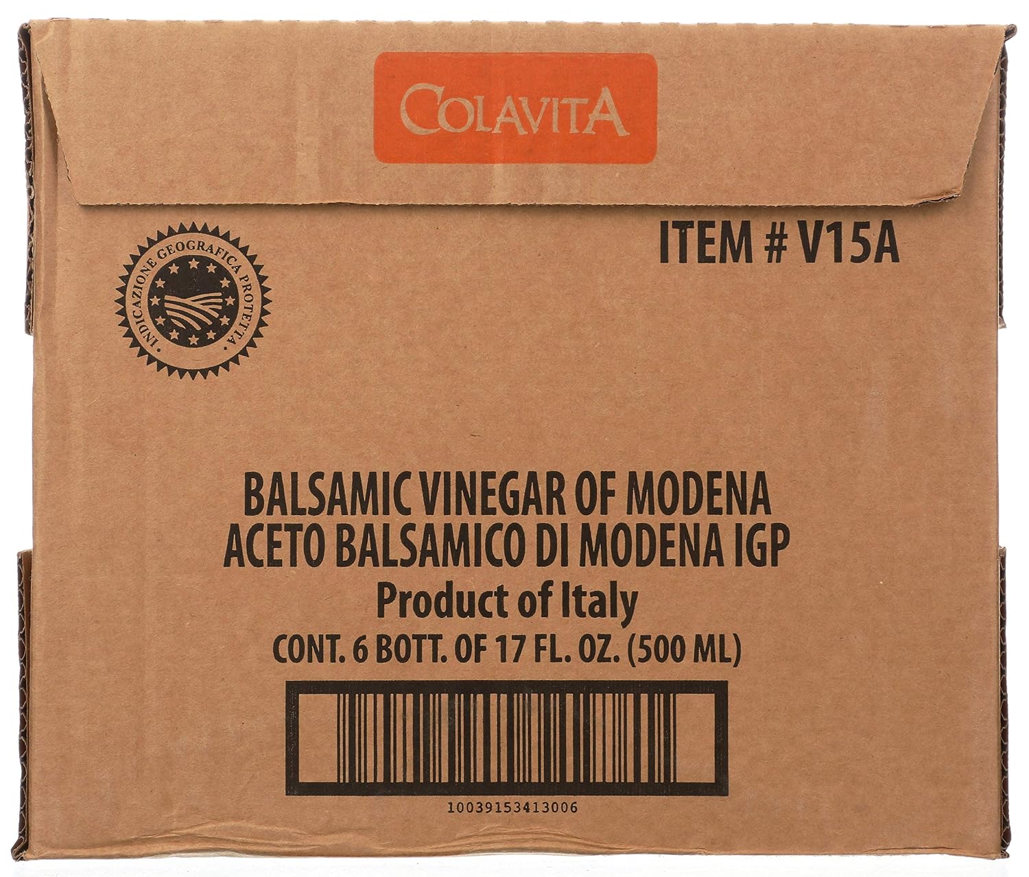 Colavita White Balsamic Vinegar, 17 Fl Oz (Pack of 6)