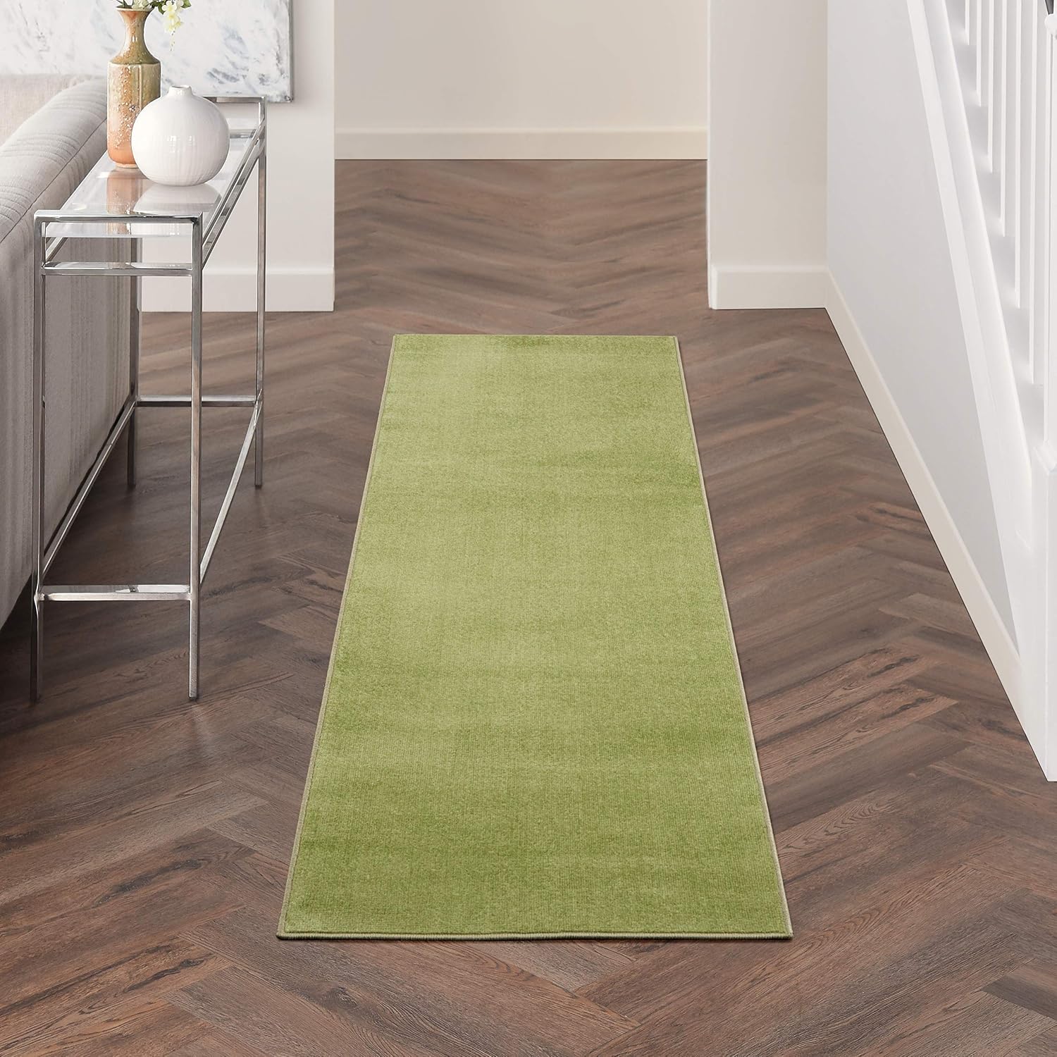 Nourison Home Essentials Indoor Outdoor Area Rug, Ivory Beige, 7' x 10'