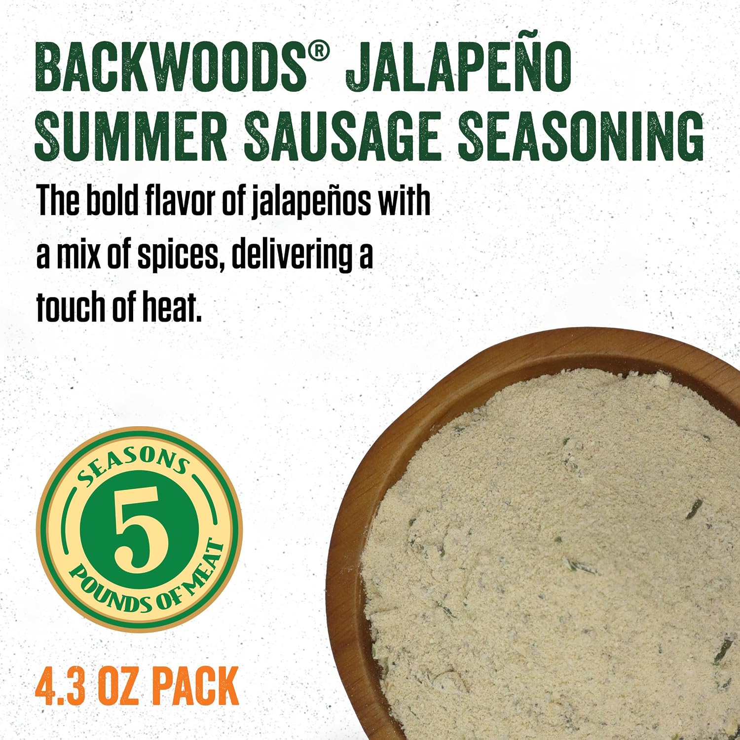 LEM Backwoods Cured Sausage Seasoning with Cure Packet, Jalapeno Summer Sausage
