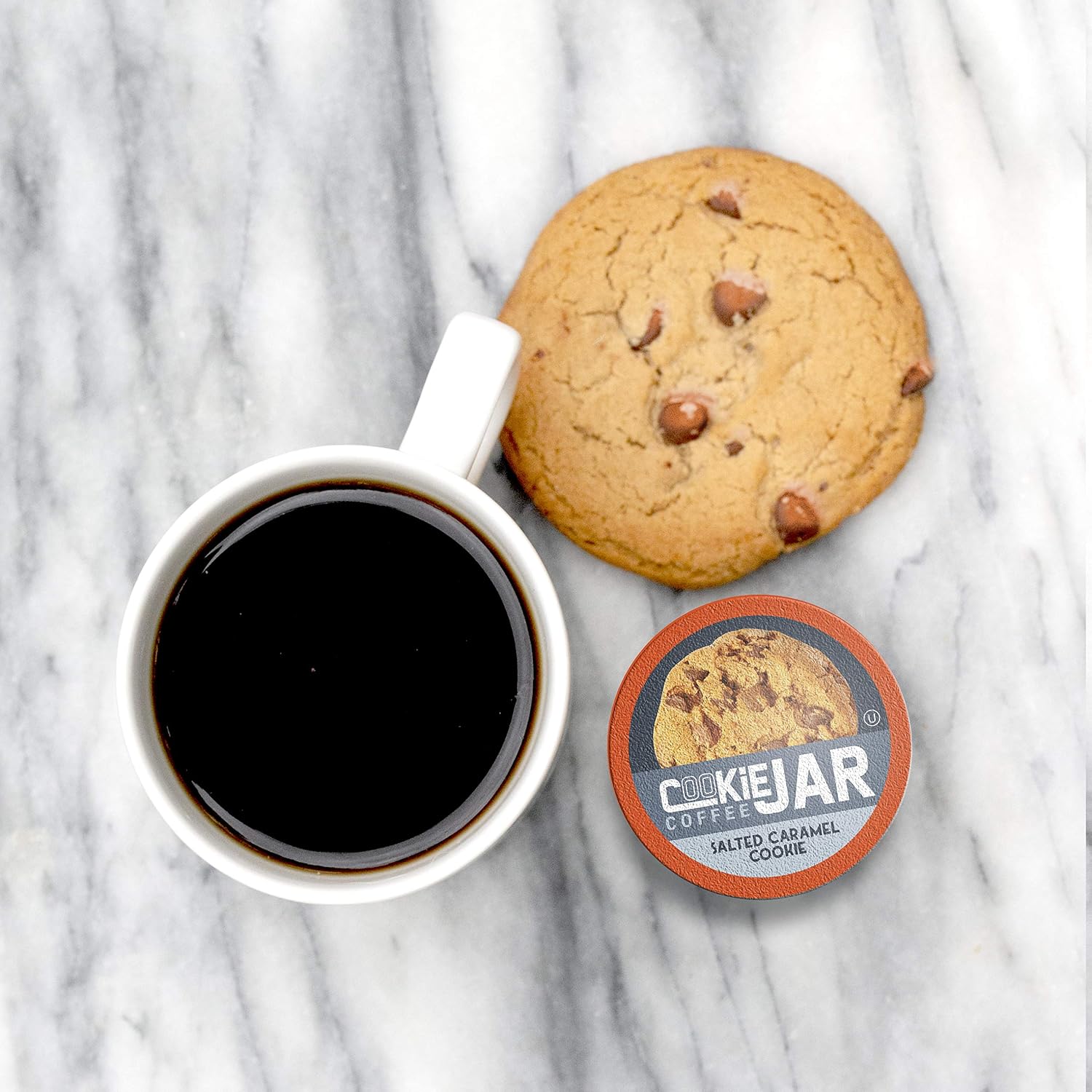 Cookie Jar Mint Chocolate Chip Flavored Coffee Pods for Keurig K Cup Brewers