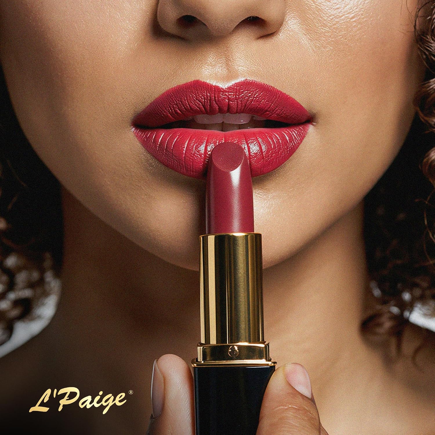 L’Paige Rosy Pearl Lipstick | Sheer Neutral Rose Lip Color | Aloe Vera Moisturizing Formula | Long-Lasting Hydrating Finish | Soft Silvery Pink Shade L56
