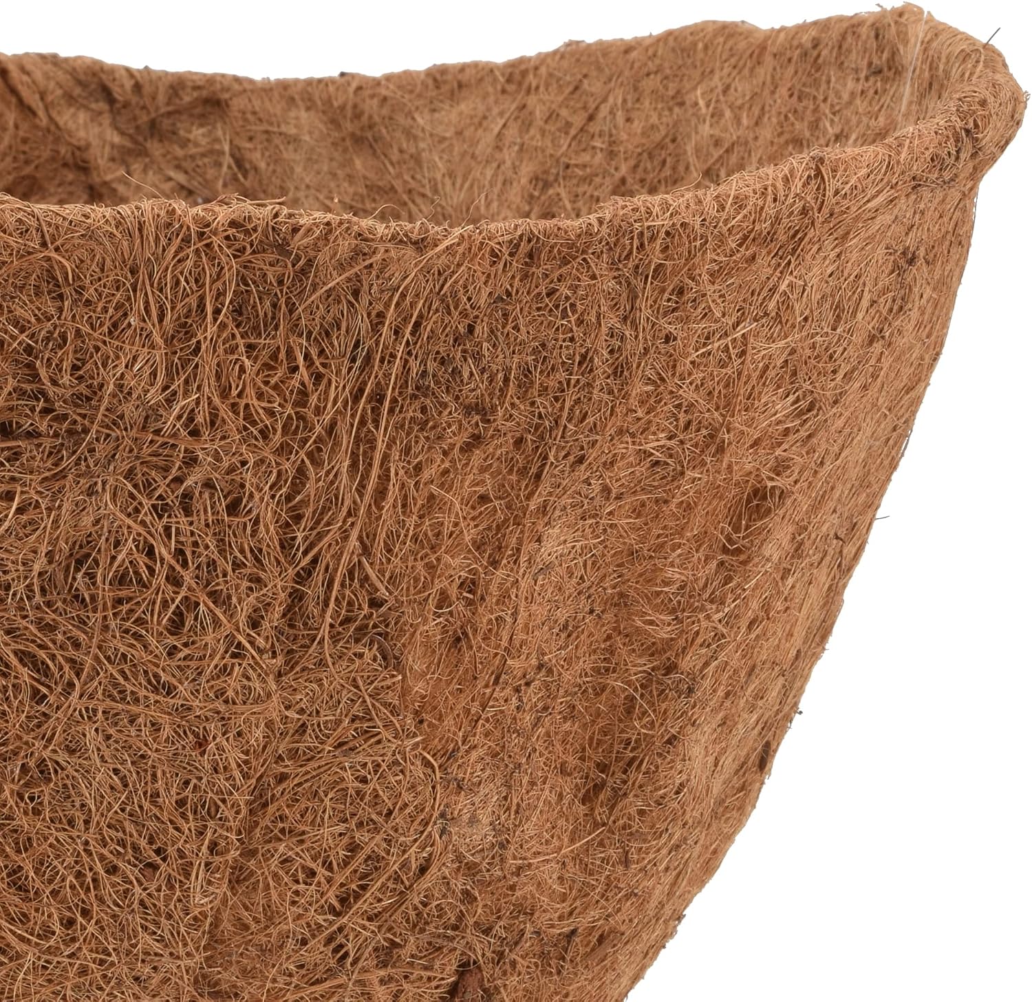 Arcadia Garden Products Extra Durable CB52 18-inch Coco Liner for Half Round Circle Wall Mounted Planters
