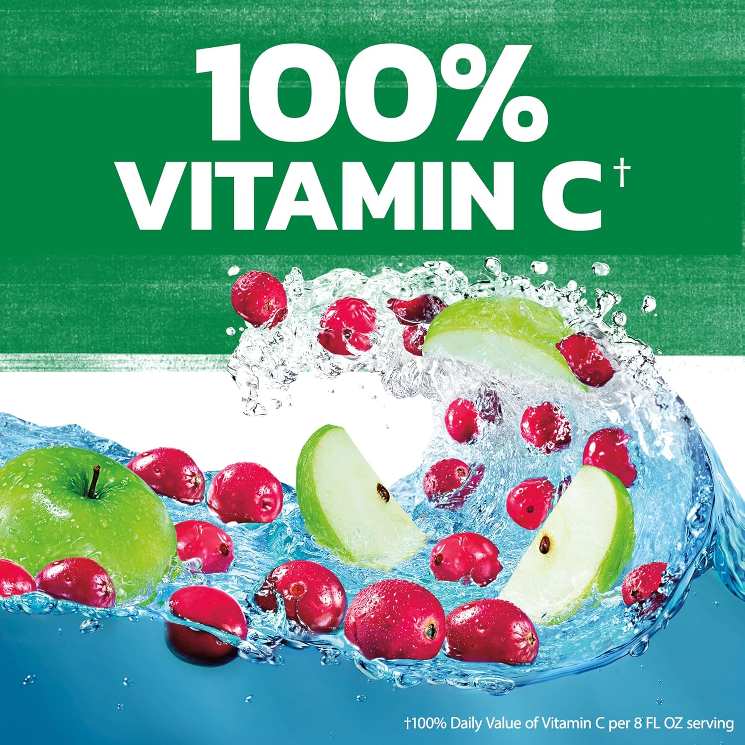 Ocean Spray® Cran-Apple™ Juice Drink, 64 Ounce Bottle, 8 Count | Ocean Spray® Cran-Apple™ Juice Drink, Made with Real Fruit Juice, 64 Fluid Ounce Bottle