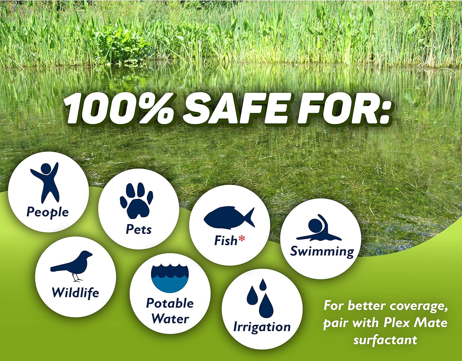 Tsunami DQ Aquatic Herbicide - Gallon - 37.3 Percent Diquat Dibromide - Concentrated Aquatic Weed Killer for Lakes and Ponds - Duckweed, Watermeal
