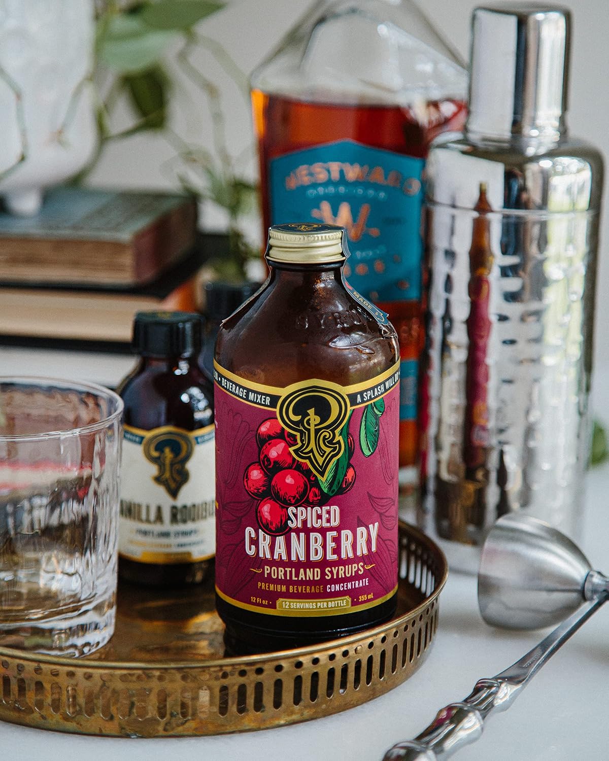 Portland Syrups Marionberry Syrup for Cocktails, 12 oz, 12 Servings