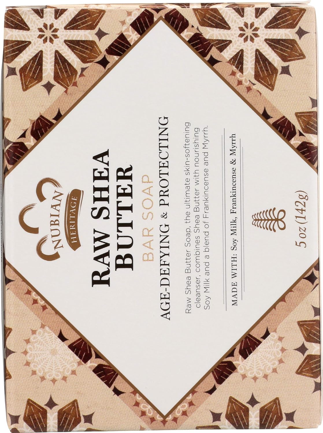 Bar Soap Raw Shea Butter 5 Oz By Nubian Heritage