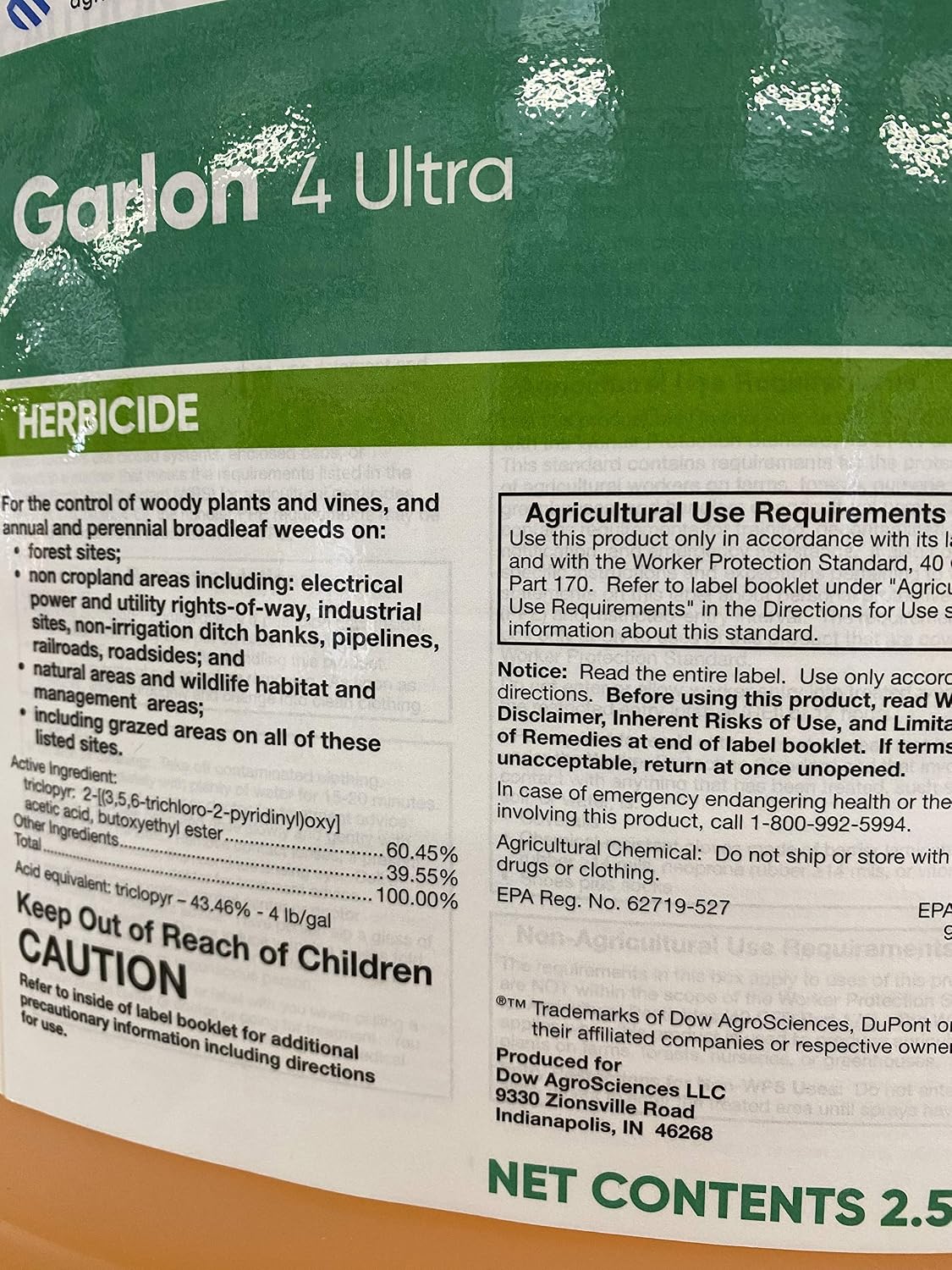 Garlon 4 Ultra Triclopyr herbicide for fence rows and more 787593