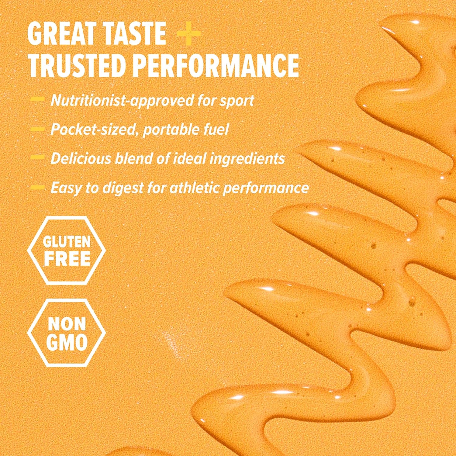 Honey Stinger Gold Energy Gel, Gluten Free & Caffeine Free, for Exercise, Running and Performance, Sports Nutrition for Home & Gym, Pre and Mid Workout, 24 Pack, 26.4 Ounce | sports-nutrition-endurance-and-energy-chews
