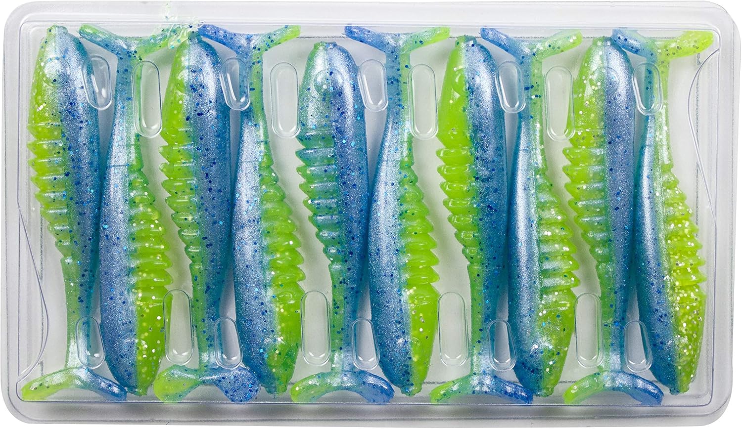 Bobby Garland Slab Hunt'R Soft Plastic Crappie Fishing Lure, 2.25 Inches, Pack of 10