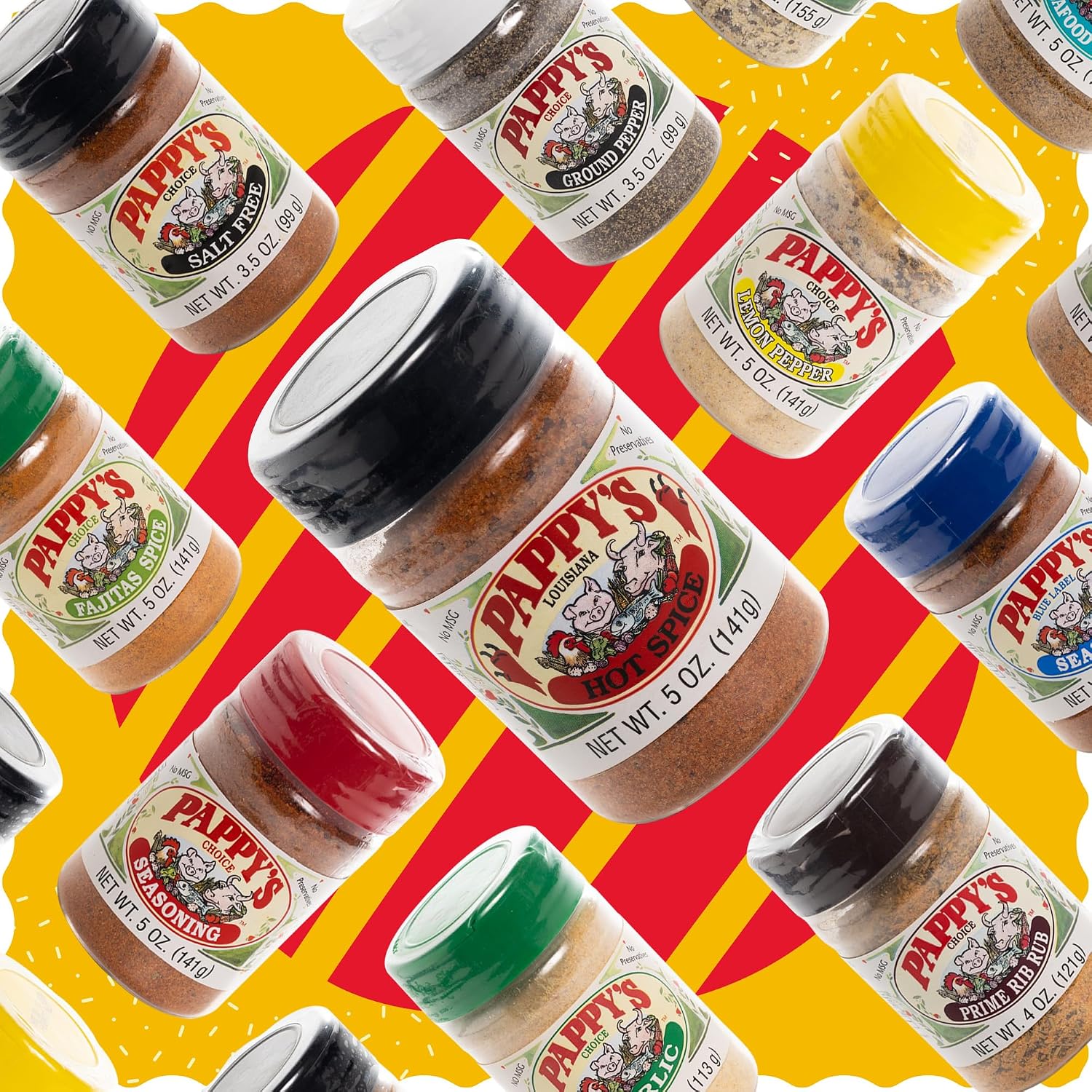 Pappy's Choice Original Seasoning, 32 Oz | California's Legendary Seasoning Blend, Santa Maria Style, Perfect for BBQ, Beef, Burgers, Brisket, Tri-tip and Steak