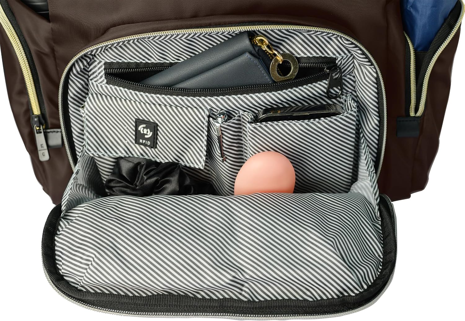 Kenneth Cole REACTION Madison Square Lightweight Hardside Chevron Expandable Spinner Luggage, Black, (28-Inch Checked)