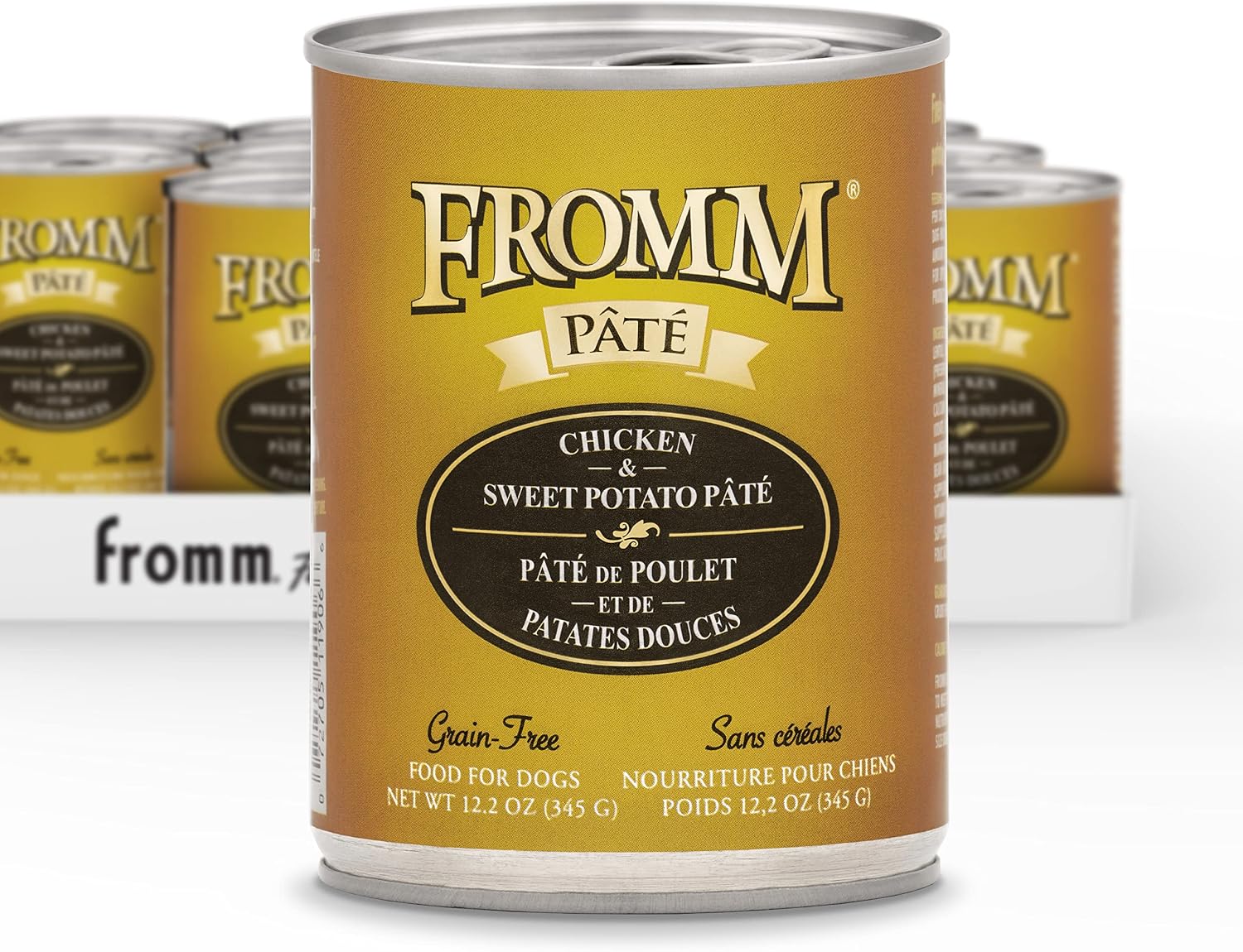 Fromm Venison & Lentil Pate Dog Food - Premium Wet Dog Food - Venison Recipe - Case of 12 Cans