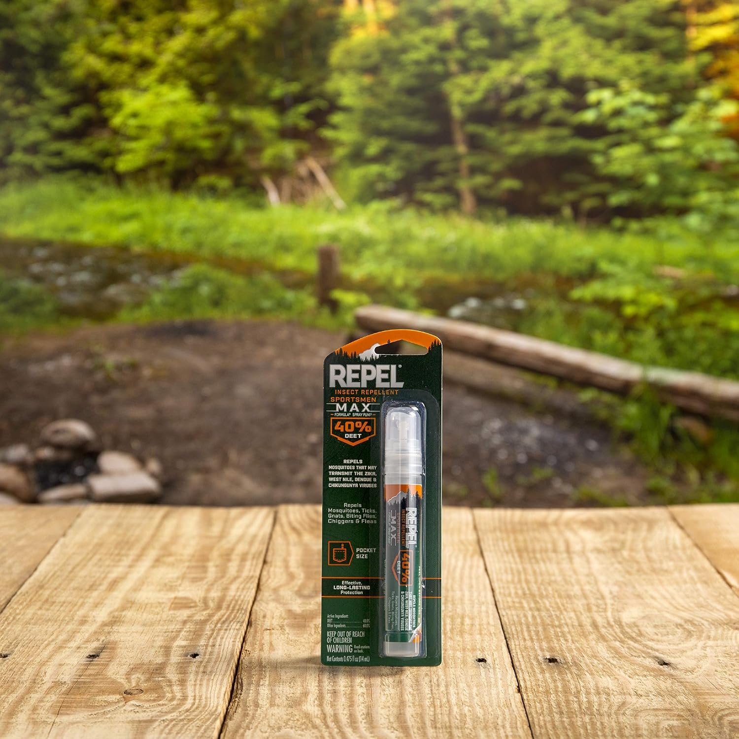 Repel Insect Repellent Sportsman Max Formula, Repels Mosquitoes, Ticks and Gnats, Effective Long-Lasting Protection, 40% DEET (Aerosol) 6 fl Ounce (Pack of 2)