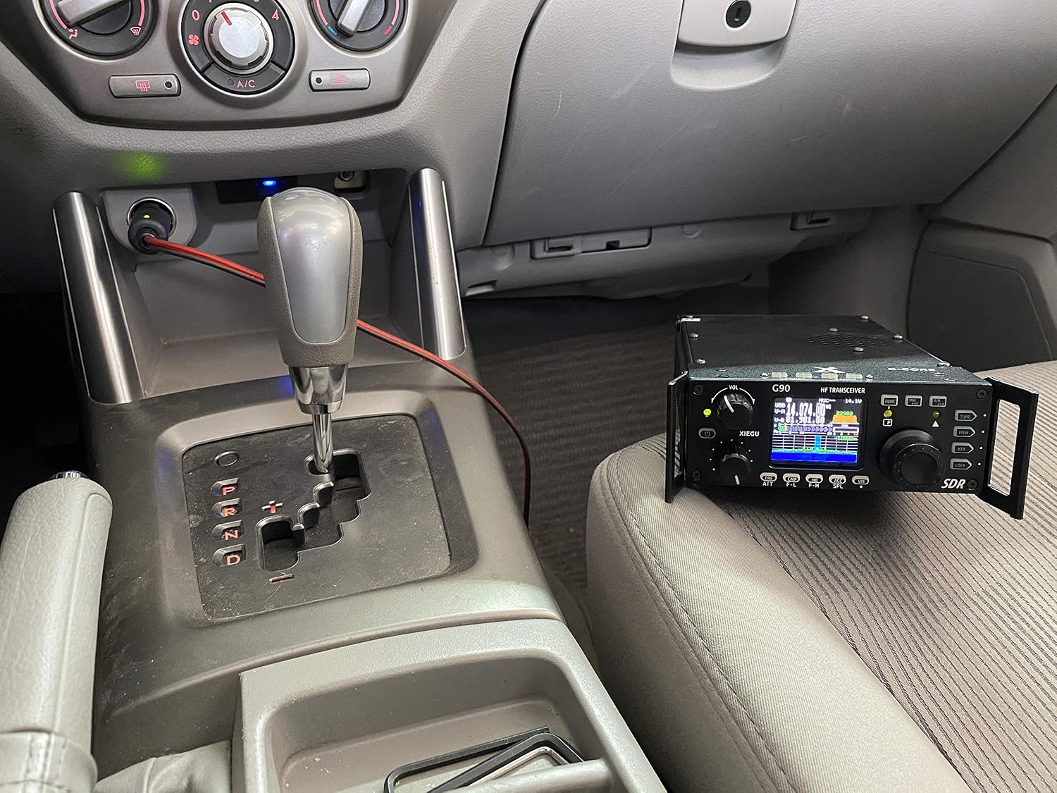 Car Auxiliary 12V Power Plug Adapter Cable for Xiegu G90 Ham Radio with Mini Tamiya Connector