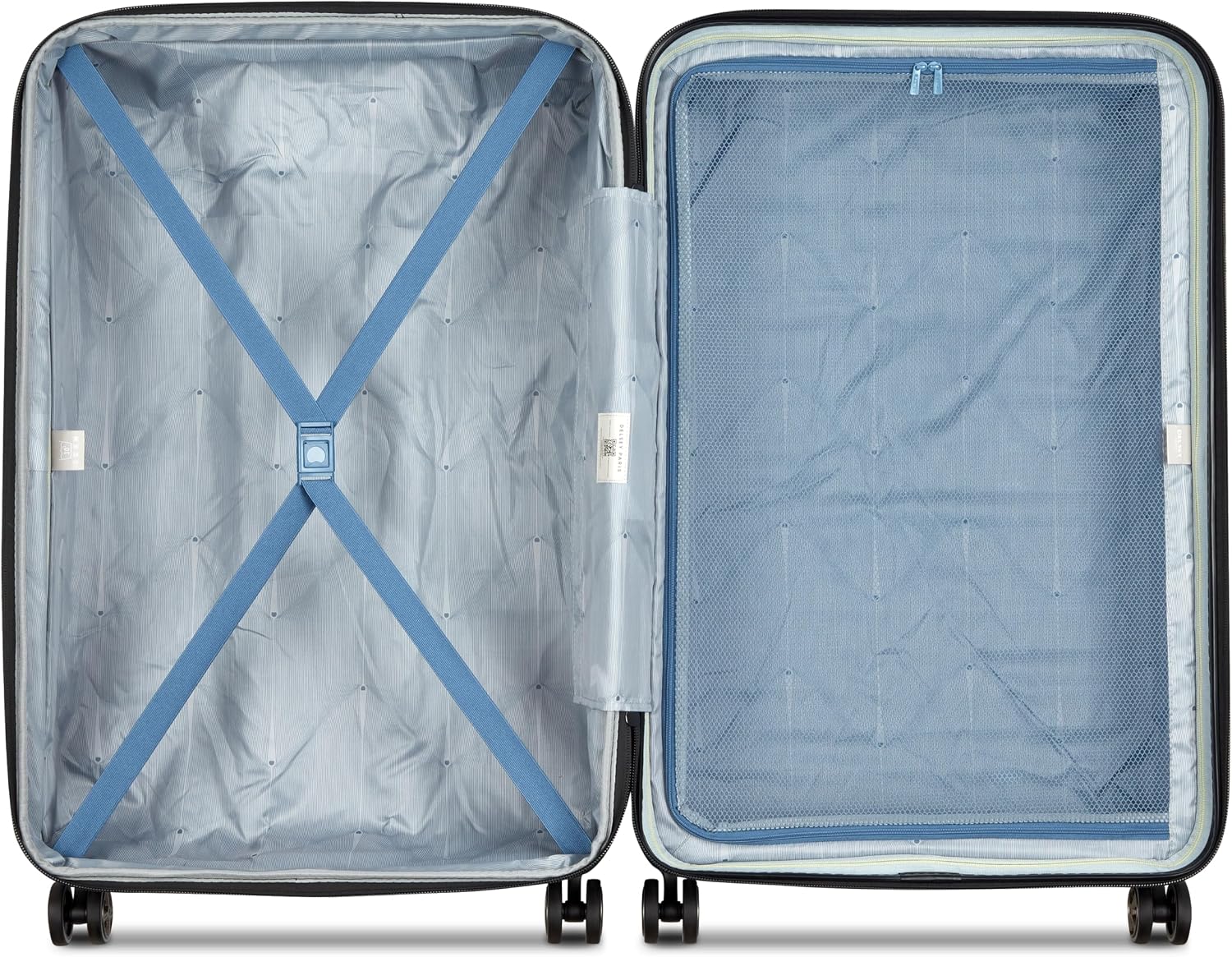 DELSEY PARIS Cruise 3.0, 20 Inch Carry-On Hardside Luggage, Deep Sea Navy | Expandable Suitcase, Lightweight 100% Polycarbonate Shell, Dual-Density Spinner Wheels, USB Port, TSA Lock