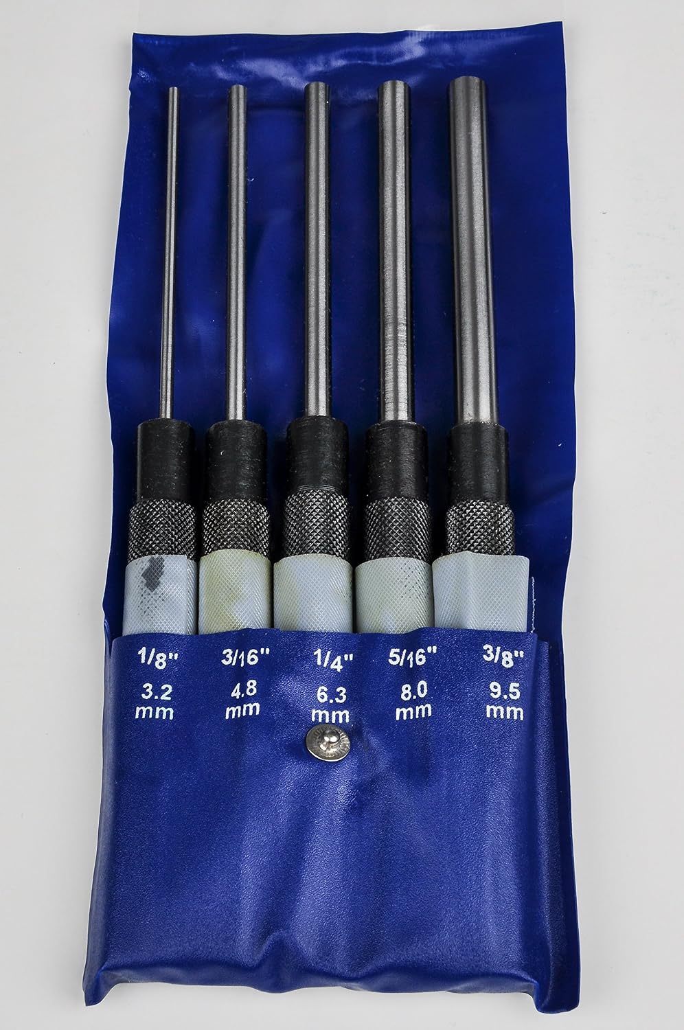 Fowler 52-500-300-0, Extra Long 5 Piece Drive Pin Punch Set