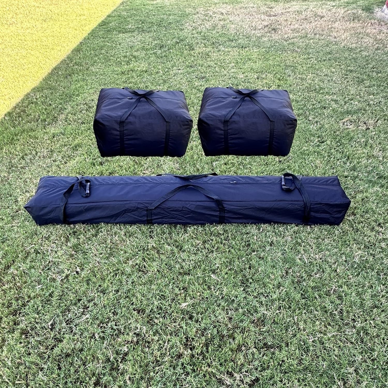 DELTA 40x20 PVC Pole Tent Outdoor Party Canopy with Free Bags,Fire Retardant