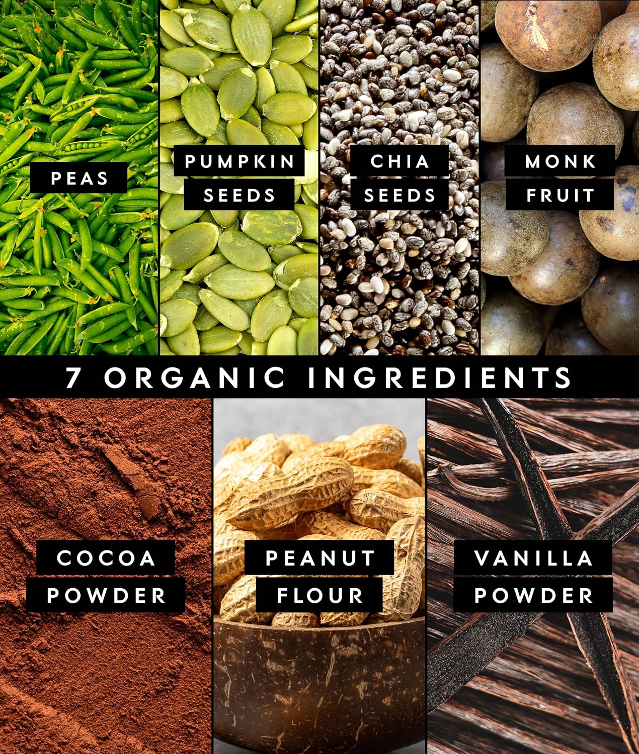 Truvani Organic Plant Based Protein Powder | Chocolate | 1 Serving