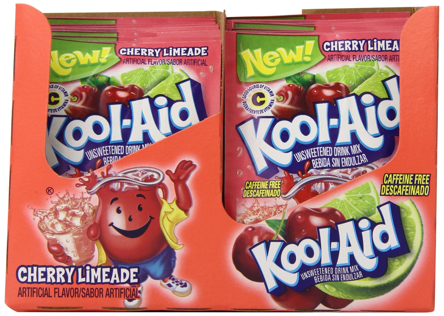 Kool-Aid Tropical Punch Flavored Unsweetened Caffeine Free Powdered Drink Mix (96 Packets)