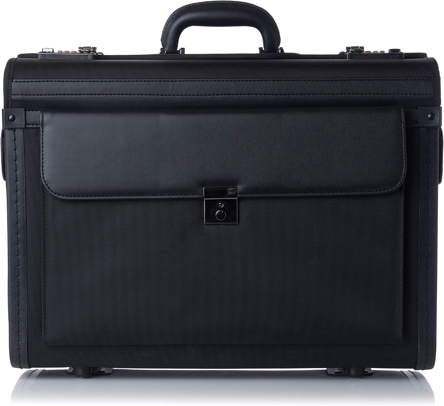 Alpine Swiss Rolling 17" Laptop Briefcase on Wheels Attache Lawyers Case Legal Size