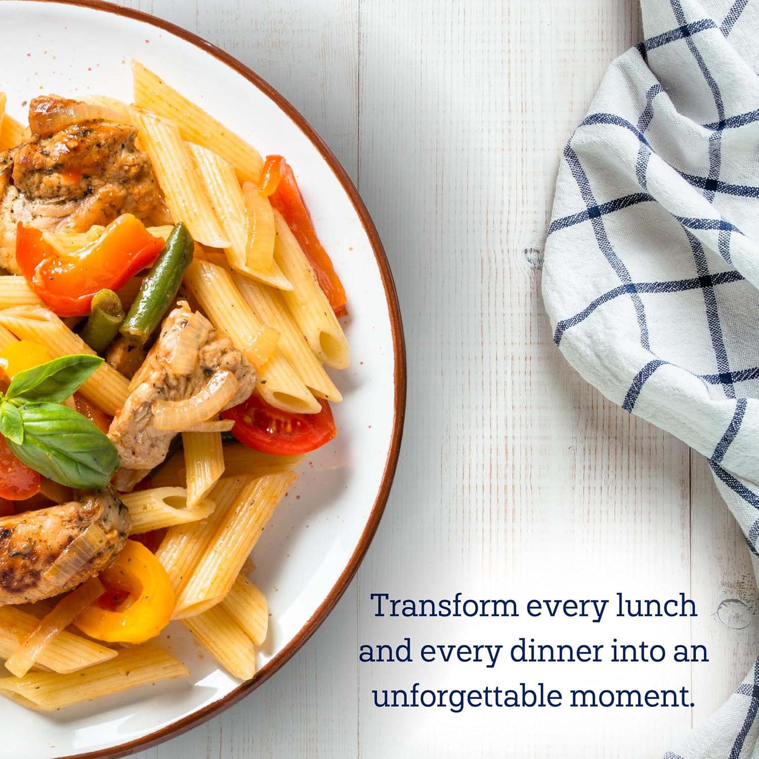 De Cecco Penne Protein Pasta | High Protein Noodles, 28g Protein, Made with Durum Wheat, Lentils & Beans, Vegan, Versatile Pasta, Made in Italy