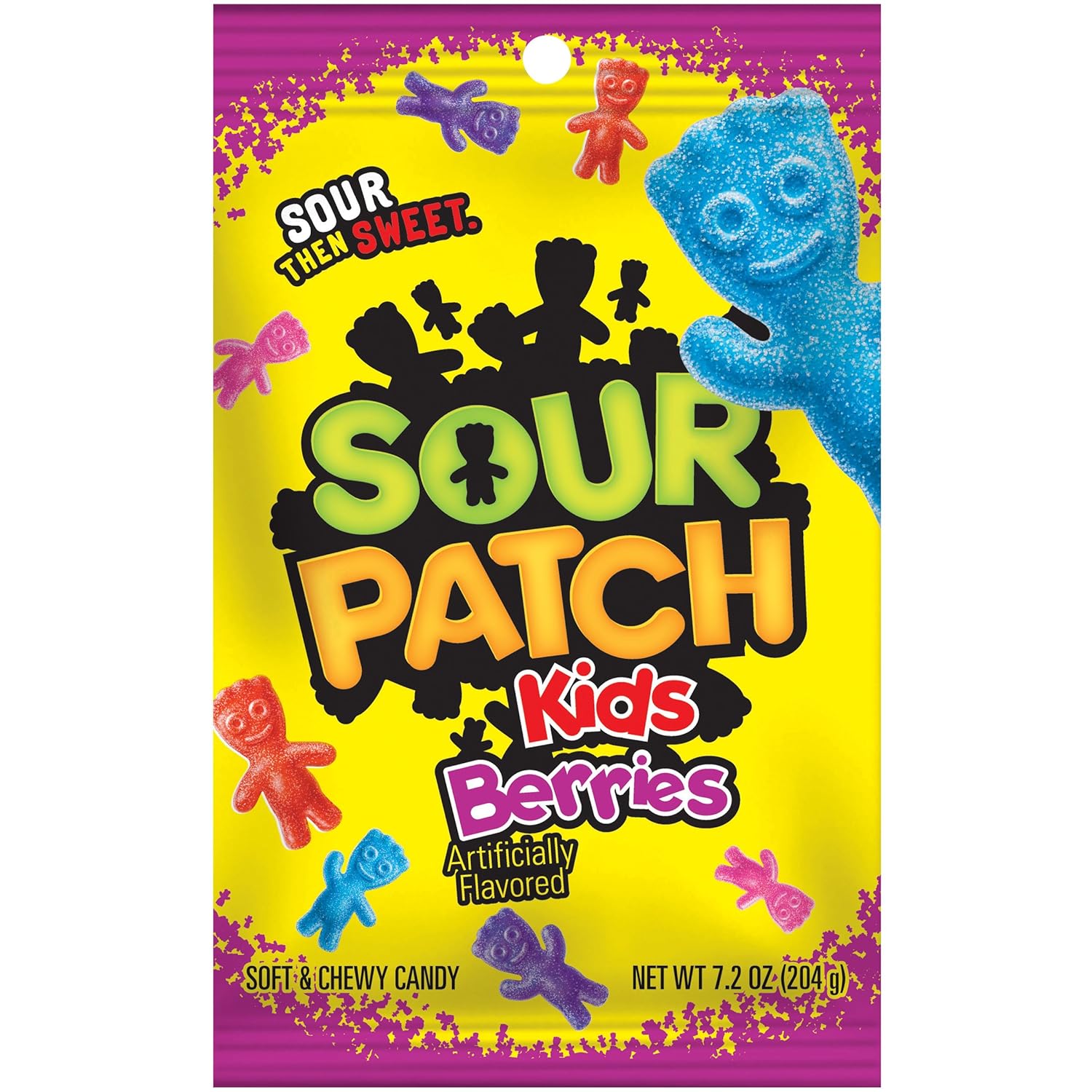 SOUR PATCH KIDS & SWEDISH FISH Soft & Chewy Gummy Candy Variety Pack, 15 ct