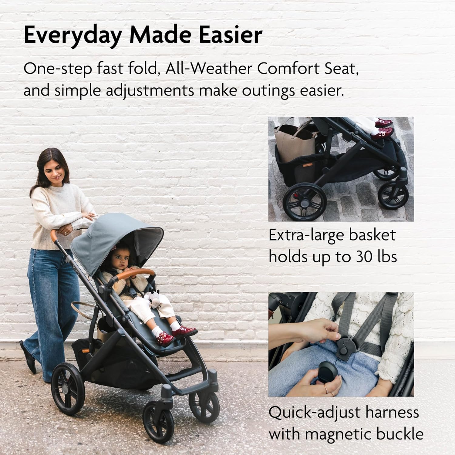 UPPAbaby Vista V3 Convertible Single-to-Double Stroller - Jake