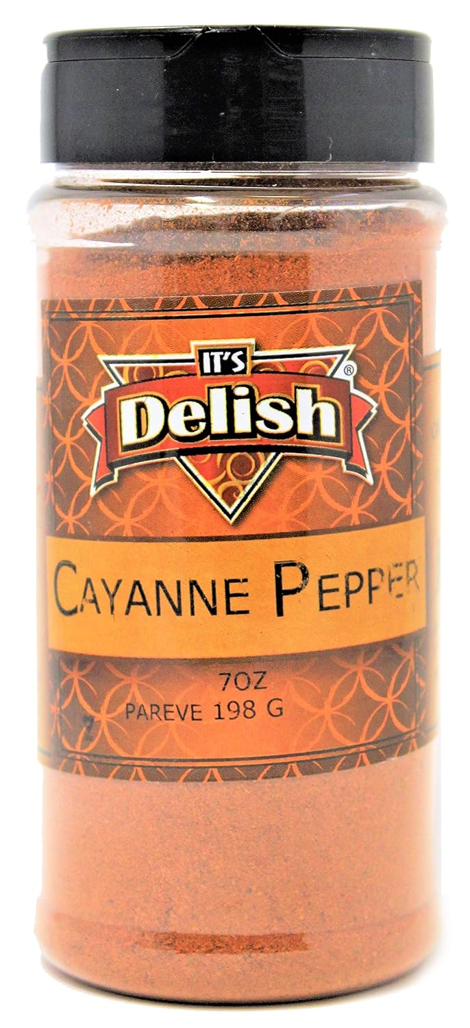 Cayenne Pepper Powder by It’s Delish, 5 LBS Bulk Bag | All-Natural Red Pepper Powder for Cooking, Camping, and Meals | Kosher and Non-GMO