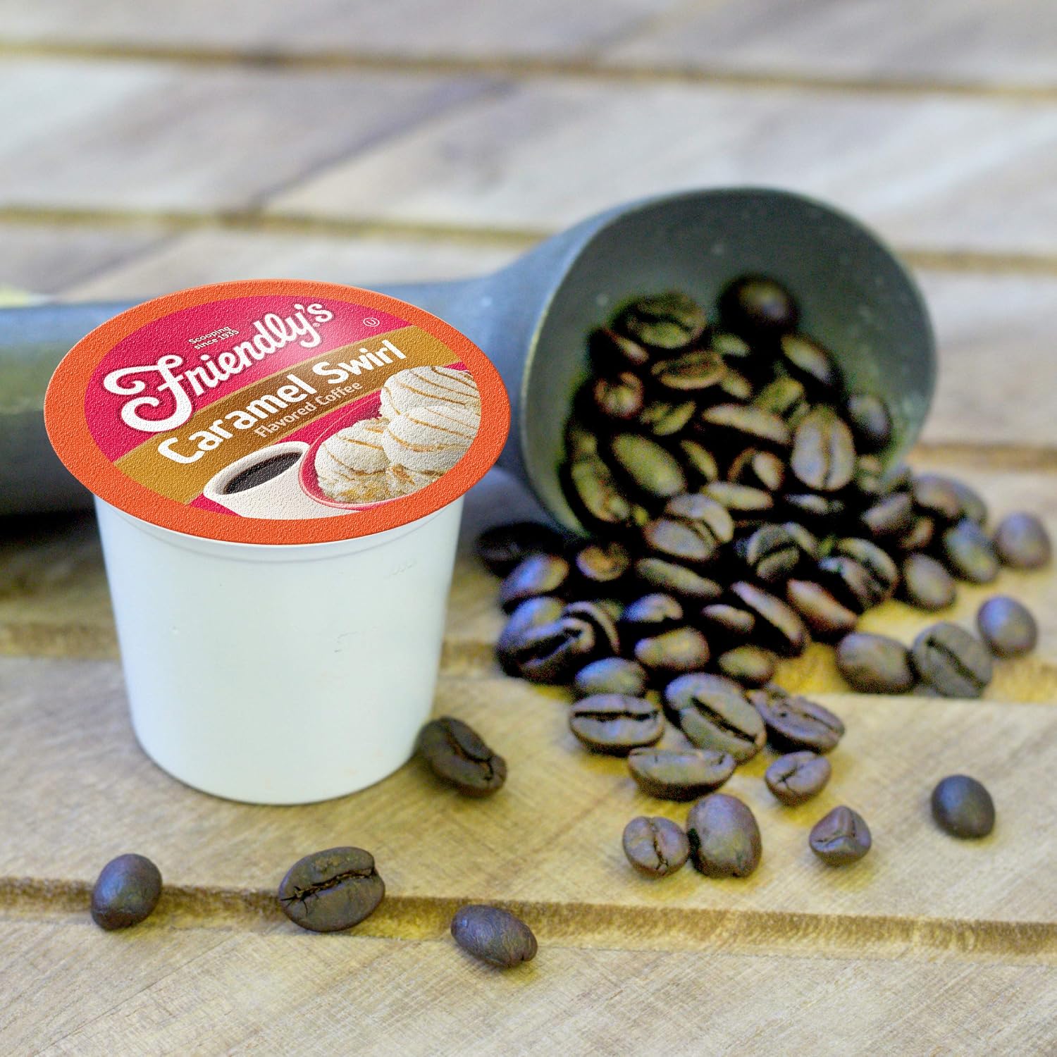 Friendly's Chocolate Mint Ice Cream Flavored Coffee Pods for Keurig K Cup Brewers, Mint Chocolate Chip, 40 Count (Pack of 1)