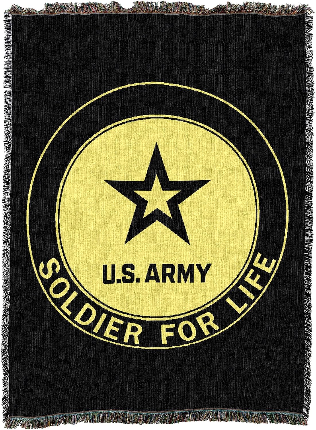 Pure Country Weavers US Army -Military Service Mark Seal Blanket Eagle - Gift Military Tapestry Throw Woven from Cotton - Made in the USA (72x54)